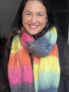 Rainbow Stripes Scarf